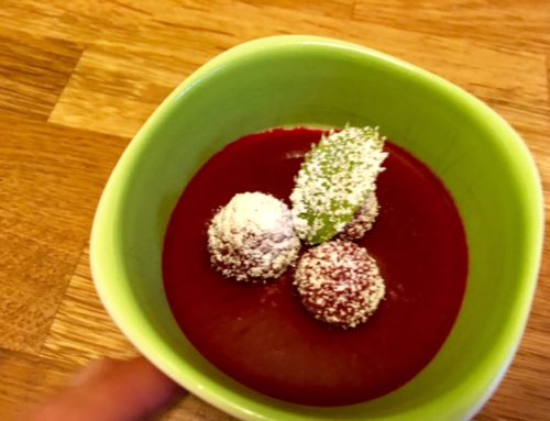 Vegan Raspberry Panna Cotta