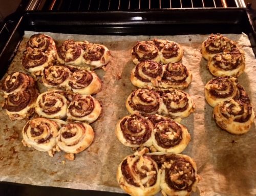 Nutella Cinnamon Nut Rolls